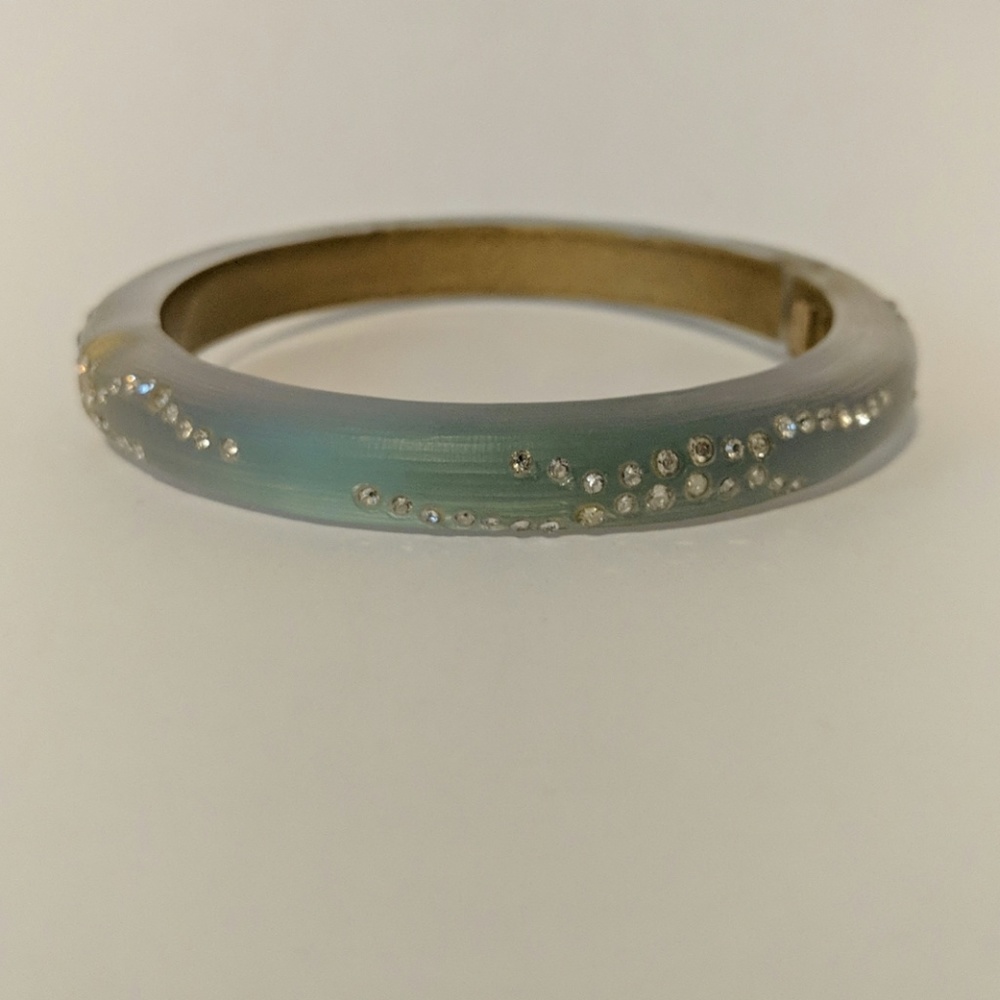 Alexis Bittar Crystal Lucite Bangle